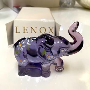 Lenox Purple Elephant figurine